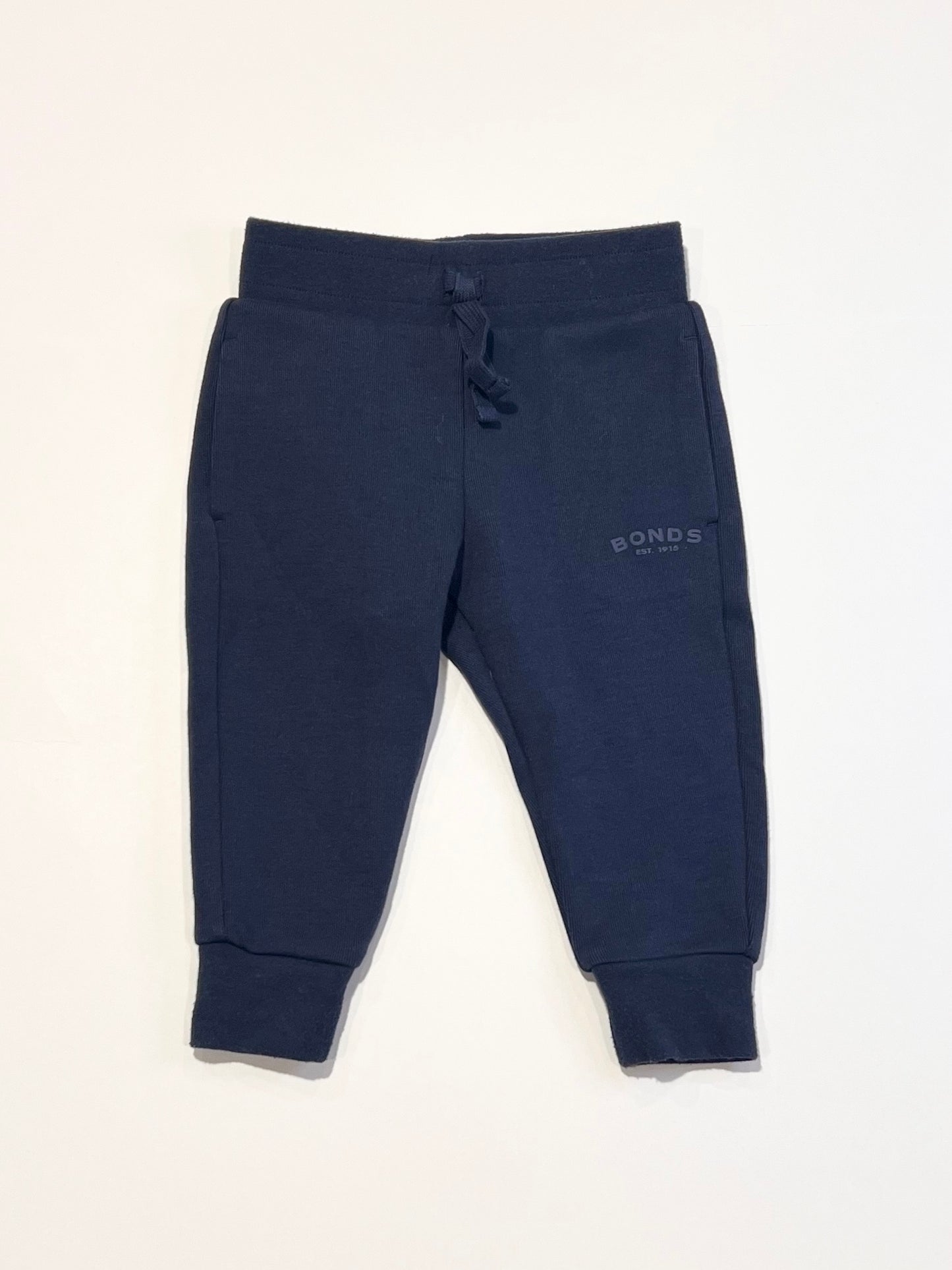 Navy tech sweat trackies - Size 0