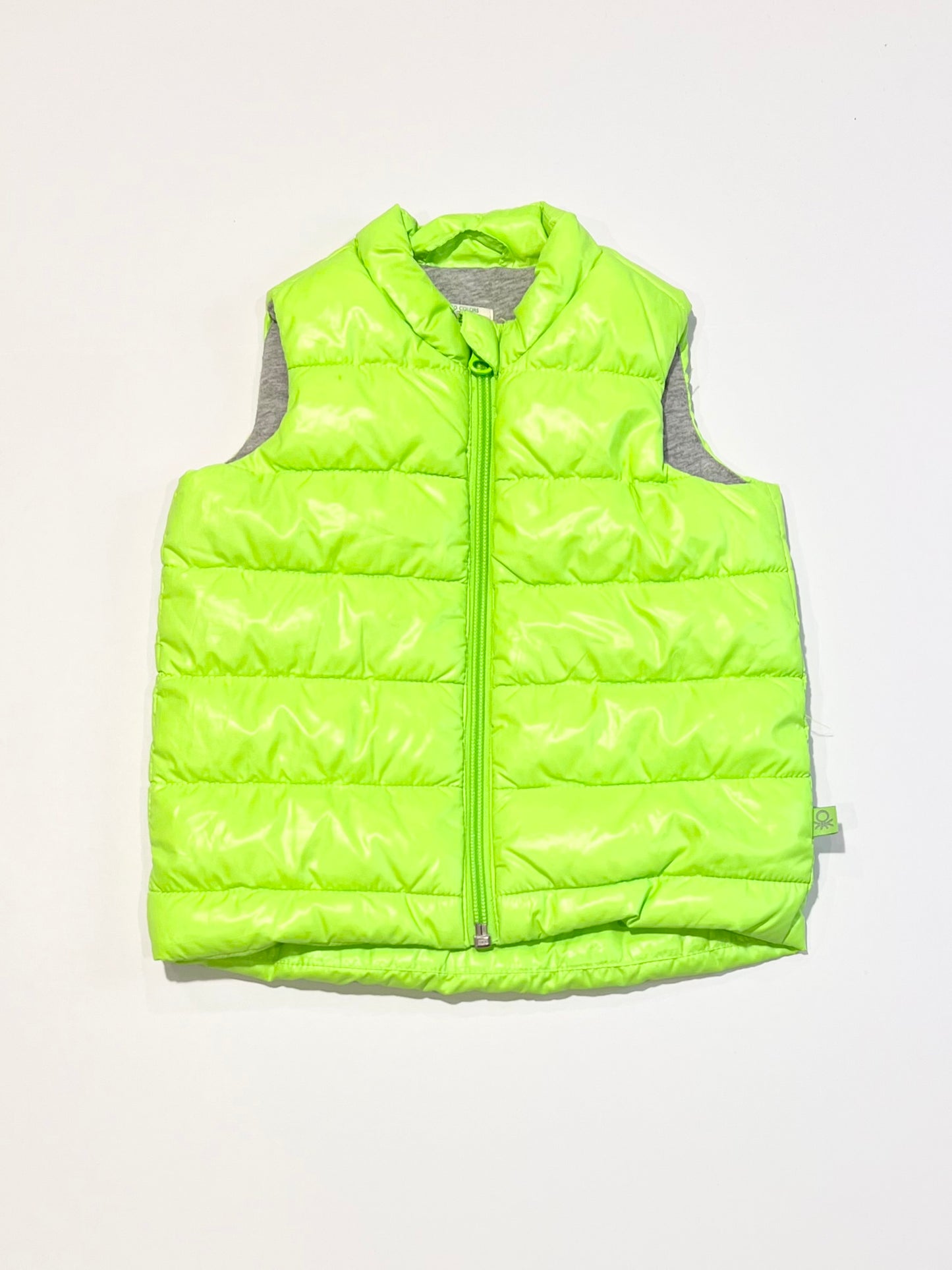 Green puffer vest - Size 6-9 months