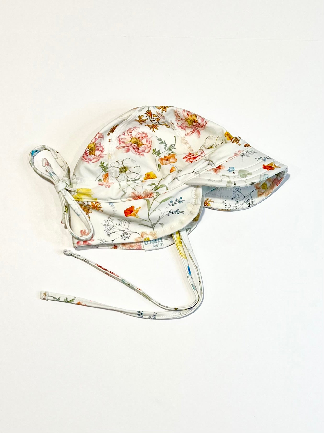 Leafy swim hat - Size newborn