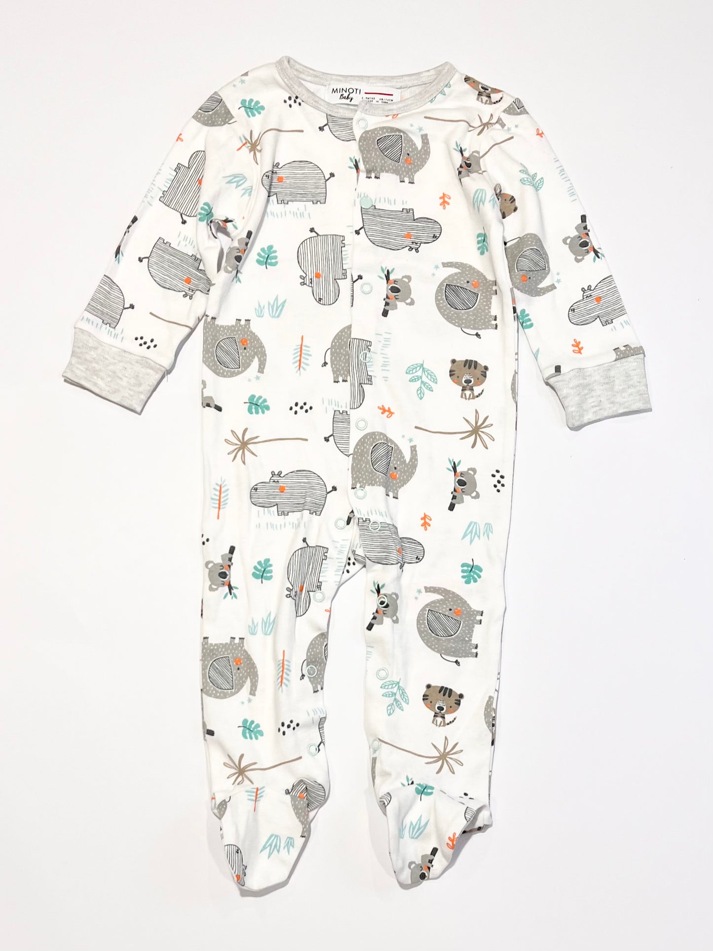 Animals onesie - Size 6-9 months