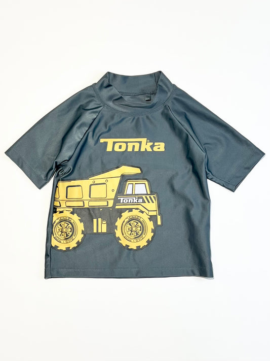 Tonka truck rashie - Size 2