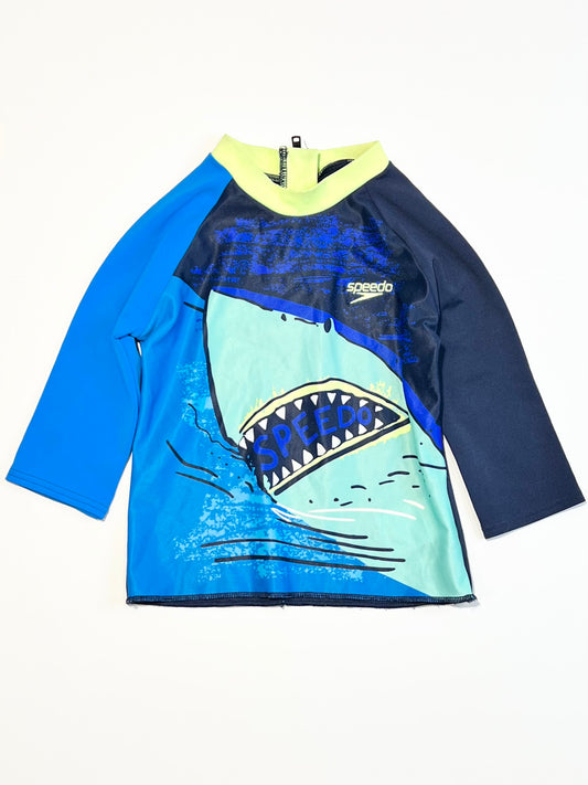 Shark rashie - Size 2