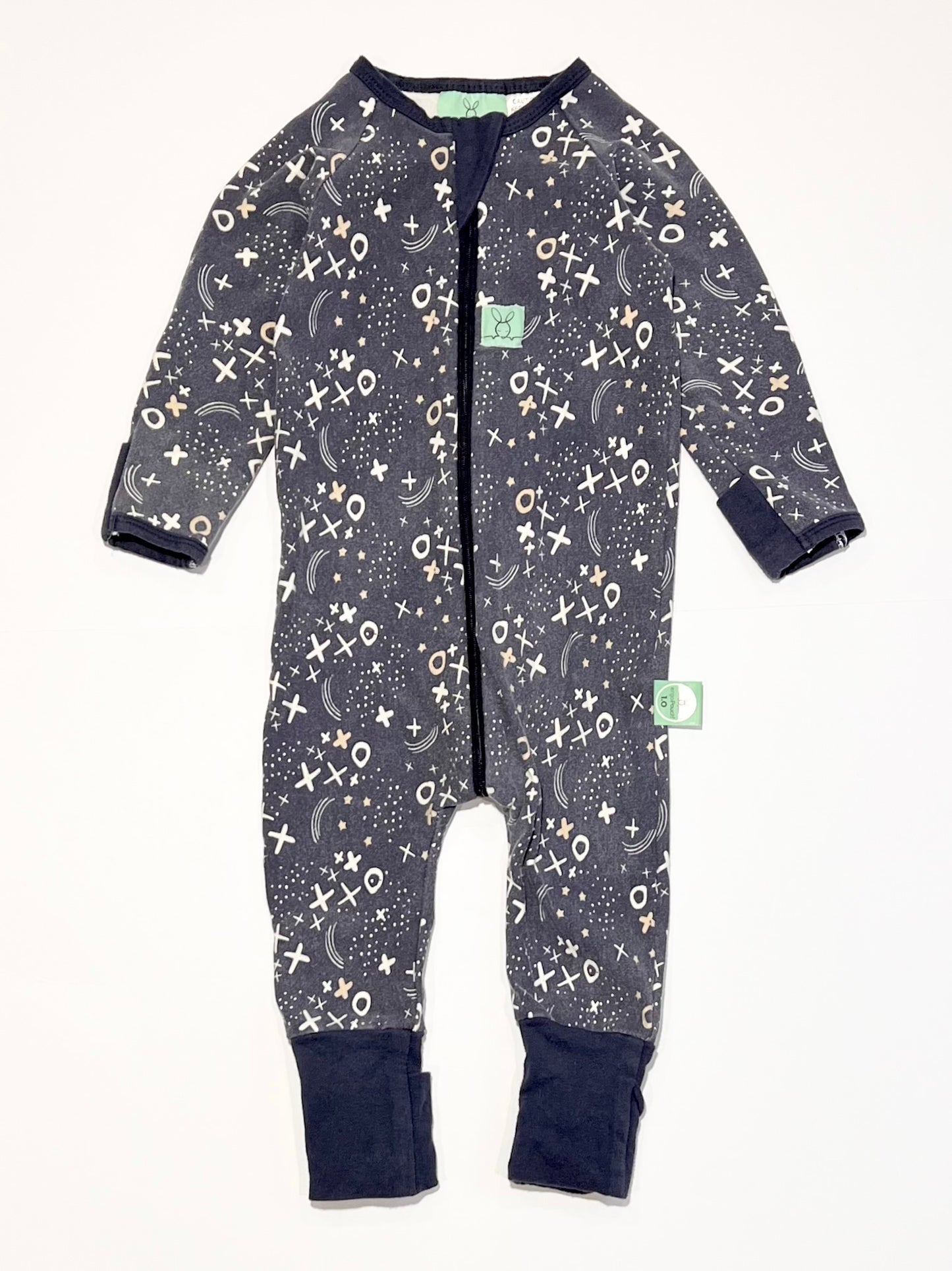 1.0 tog zip onesie - Size 0