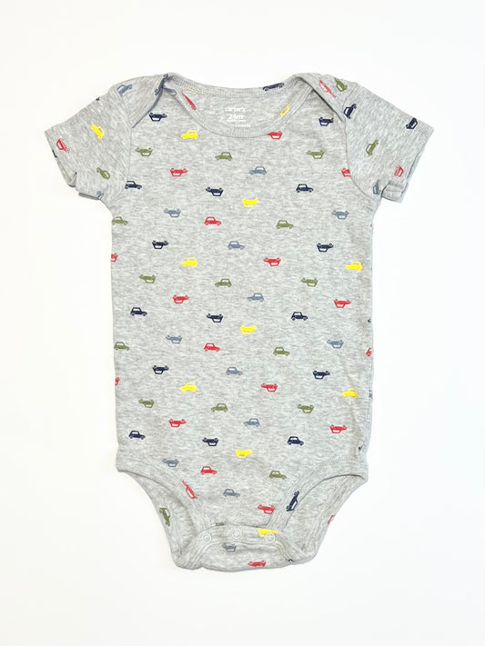 Grey cars bodysuit - Size 2