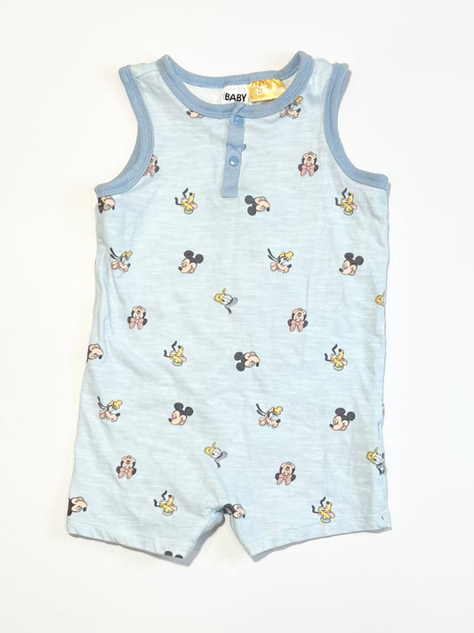 Blue character romper - Size 2