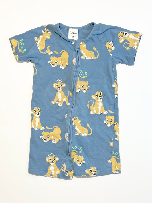 Simba zip romper - Size 2