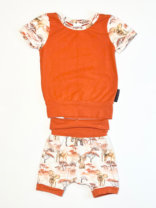 Elephants jersey set - Size 1-3 years