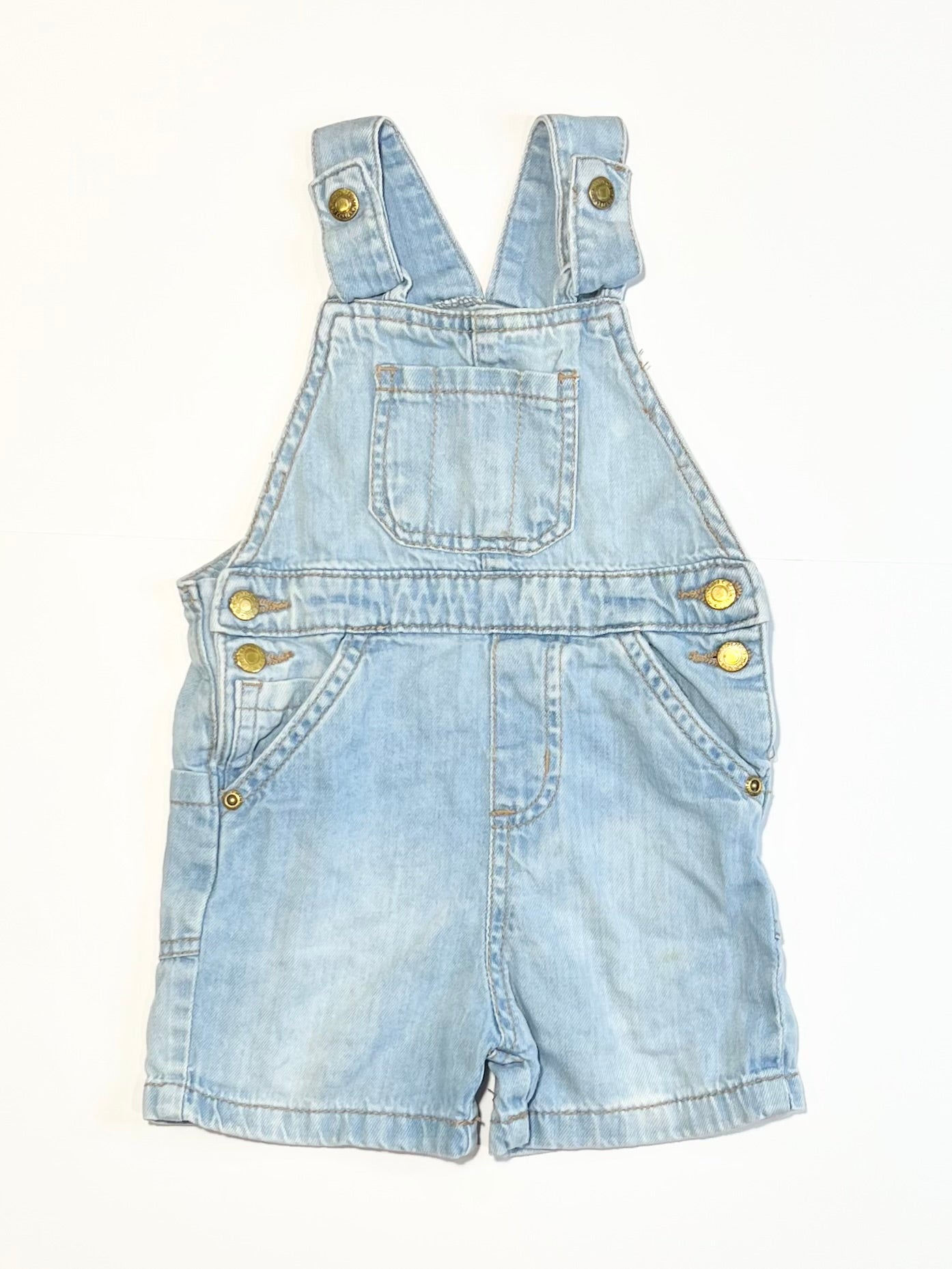 Denim shortalls - Size 2