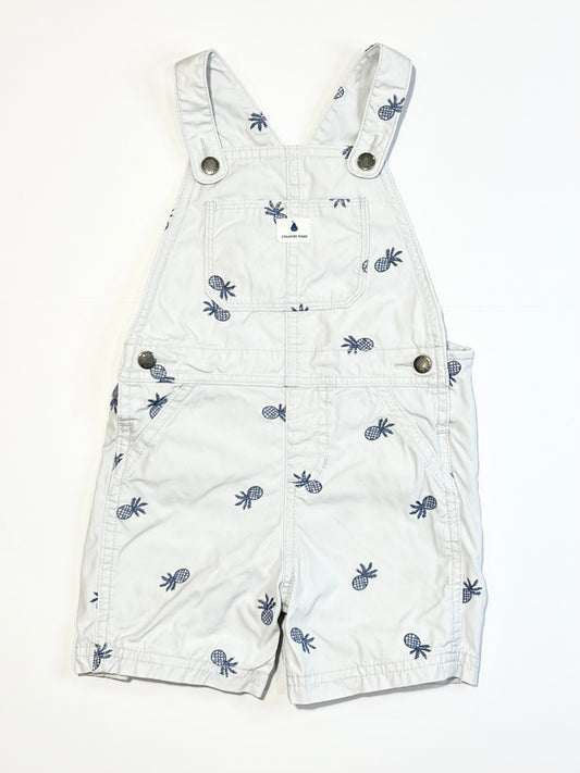 Pineapple shortalls - Size 2