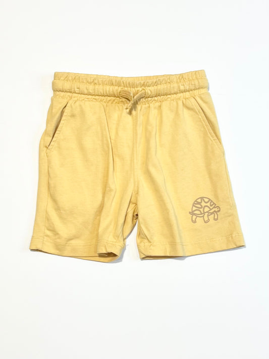 Yellow jersey shorts - Size 2