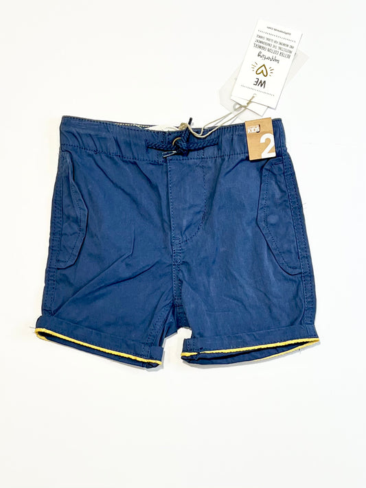 Navy shorts brand new - Size 2