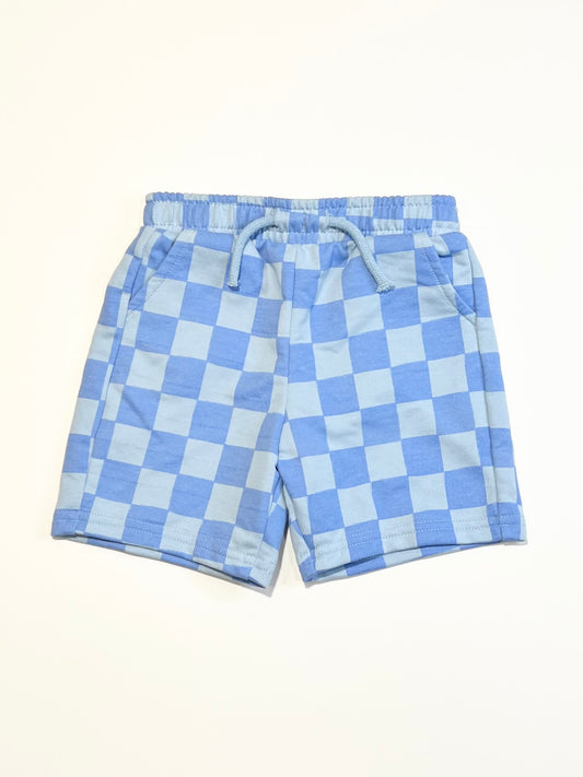 Checkered sweat shorts - Size 2