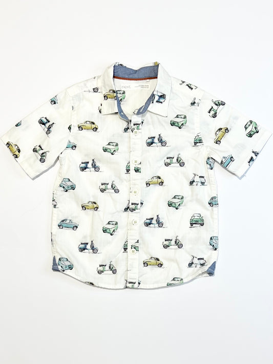 Cars and scooters shirt - Size 2