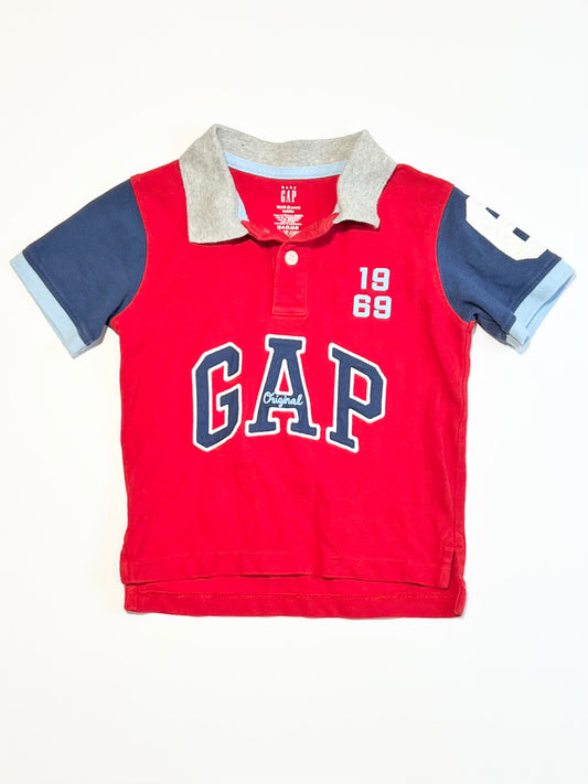 Block colour polo shirt - Size 2