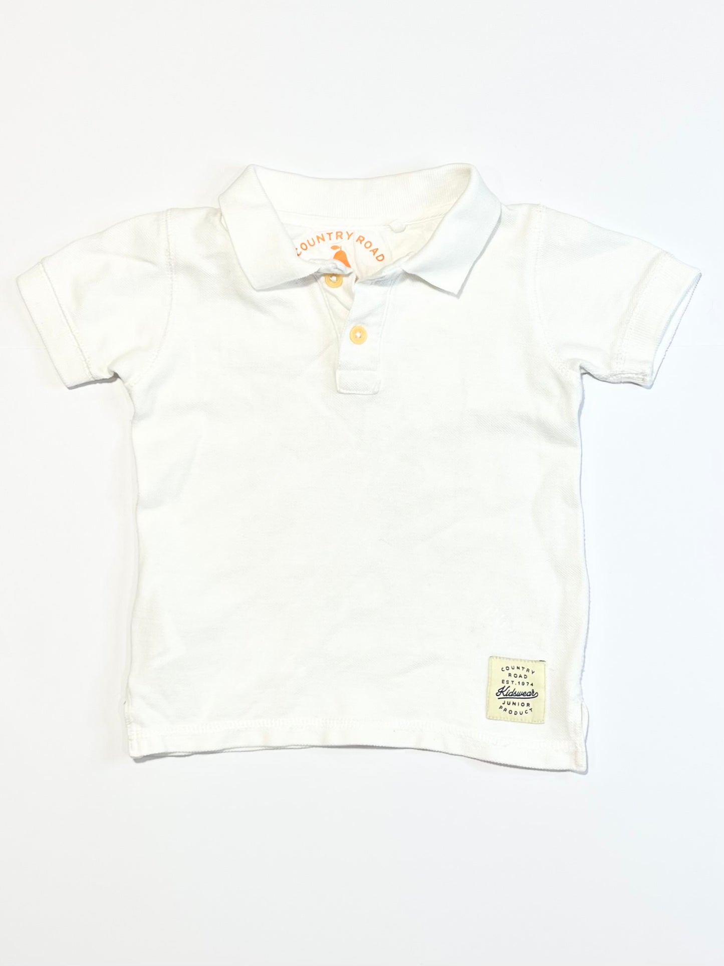 White polo shirt - Size 2