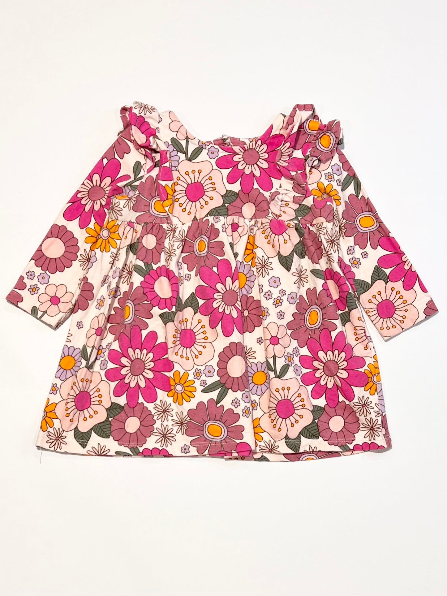 Floral jersey dress - Size 0