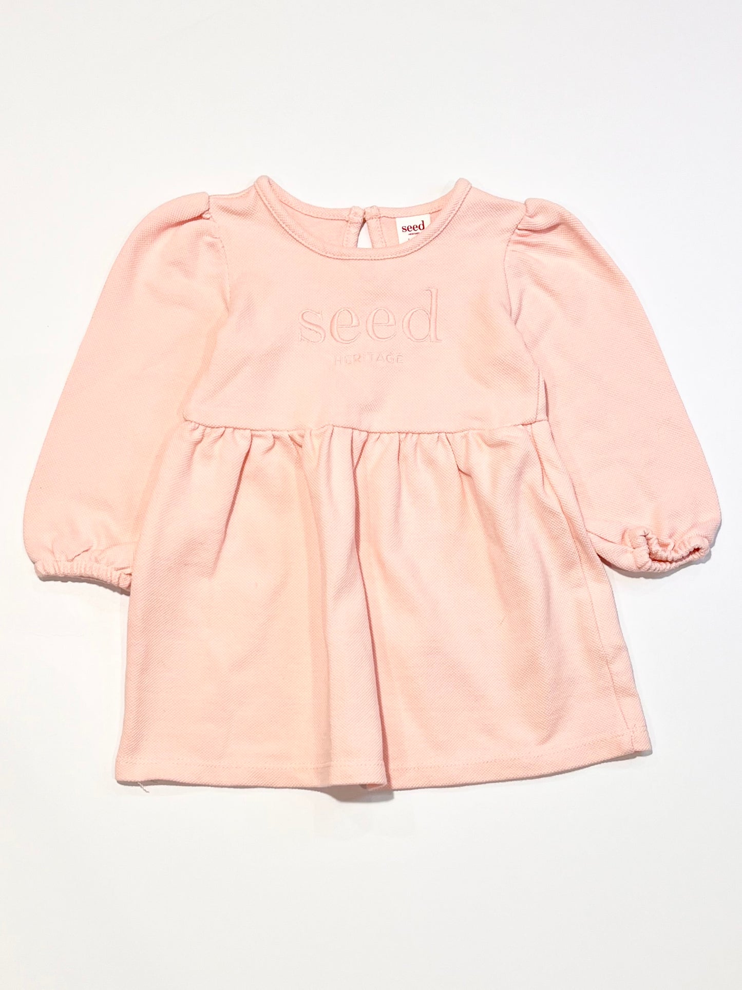 Pink waffle dress - Size 0