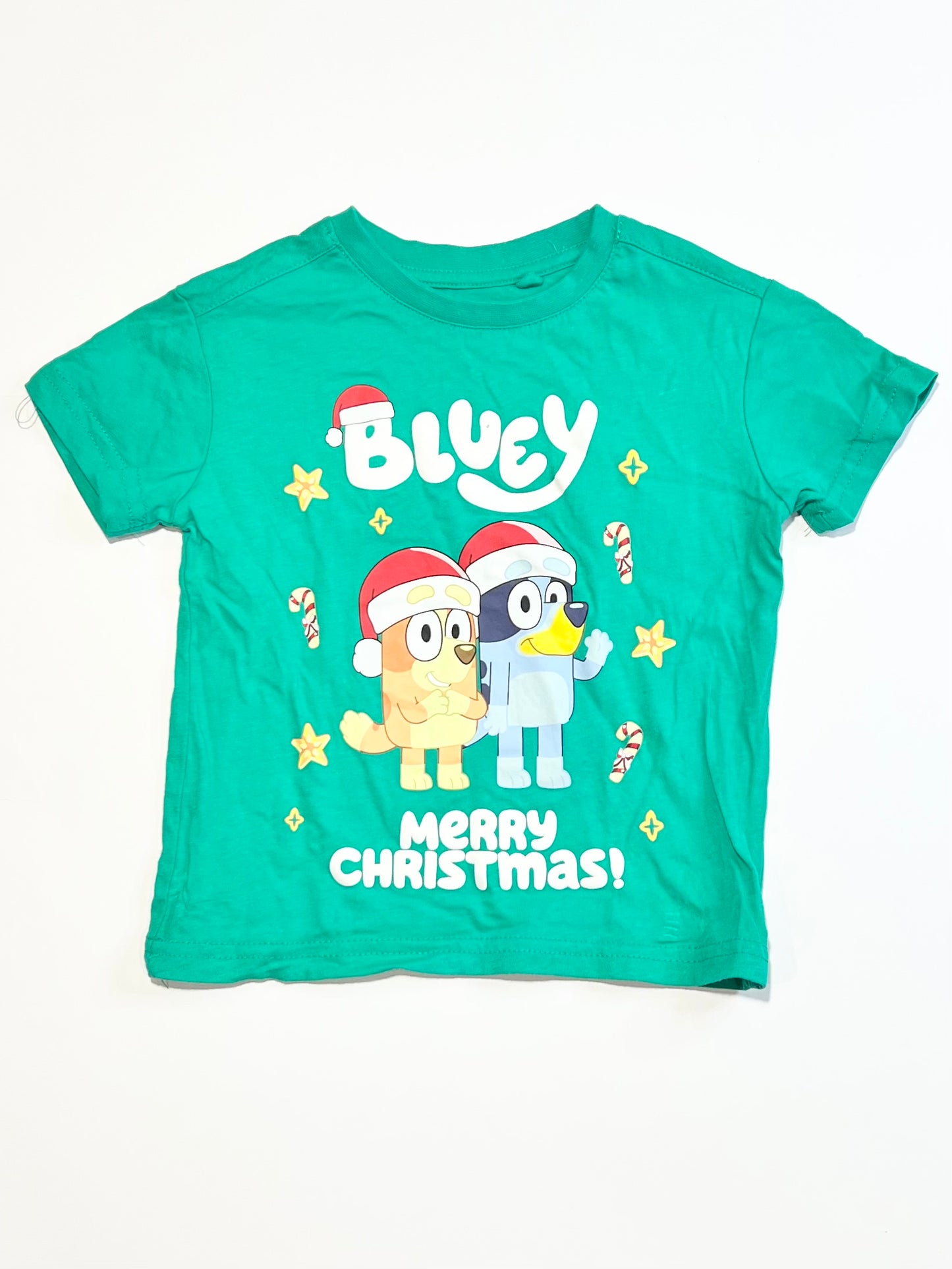 Christmas Bluey tee - Size 2