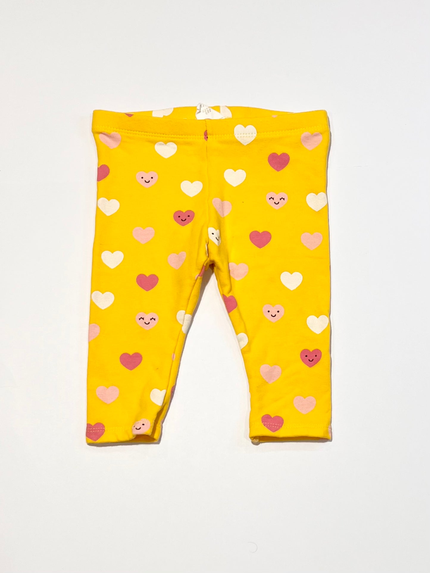 Yellow toasti leggings - Size 6-9 months