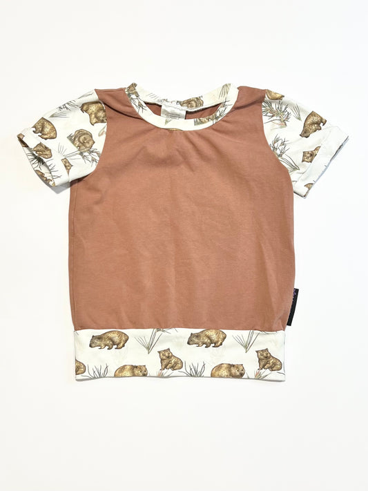 Wombat jersey tee - Size 1-3 years