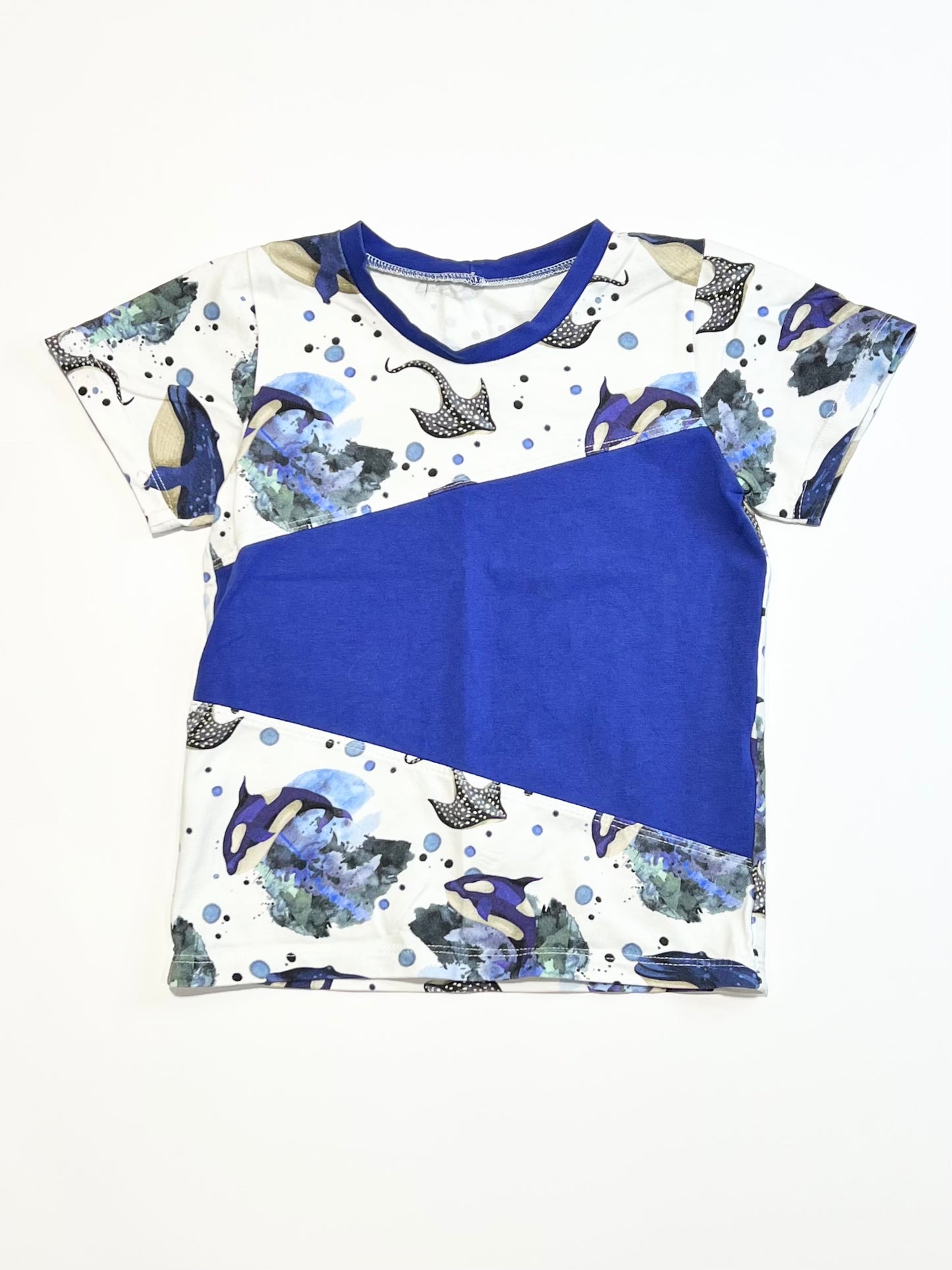 Zig zag jersey tee - Size 3-4