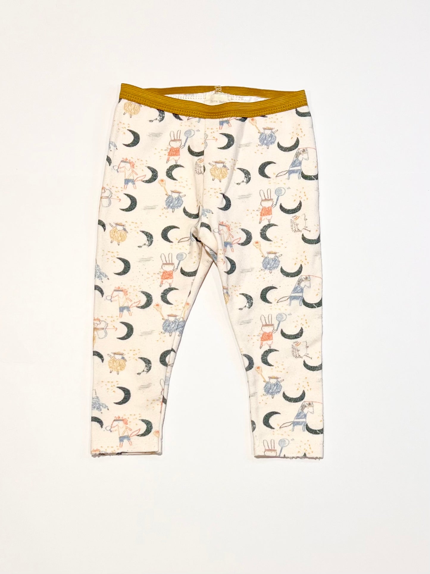 Moons and animals leggings - Size 9-12 months