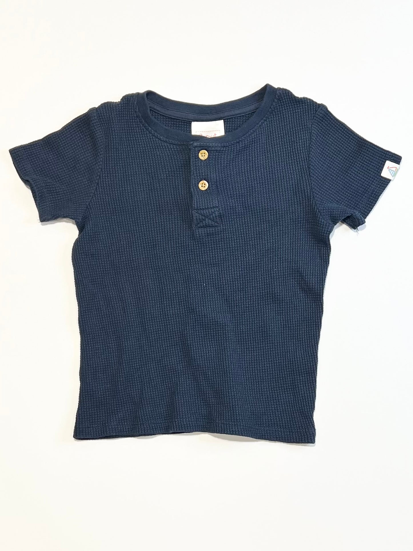 Waffle Henley tee - Size 2