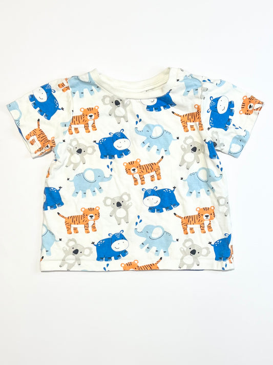 Animals tee - Size 2