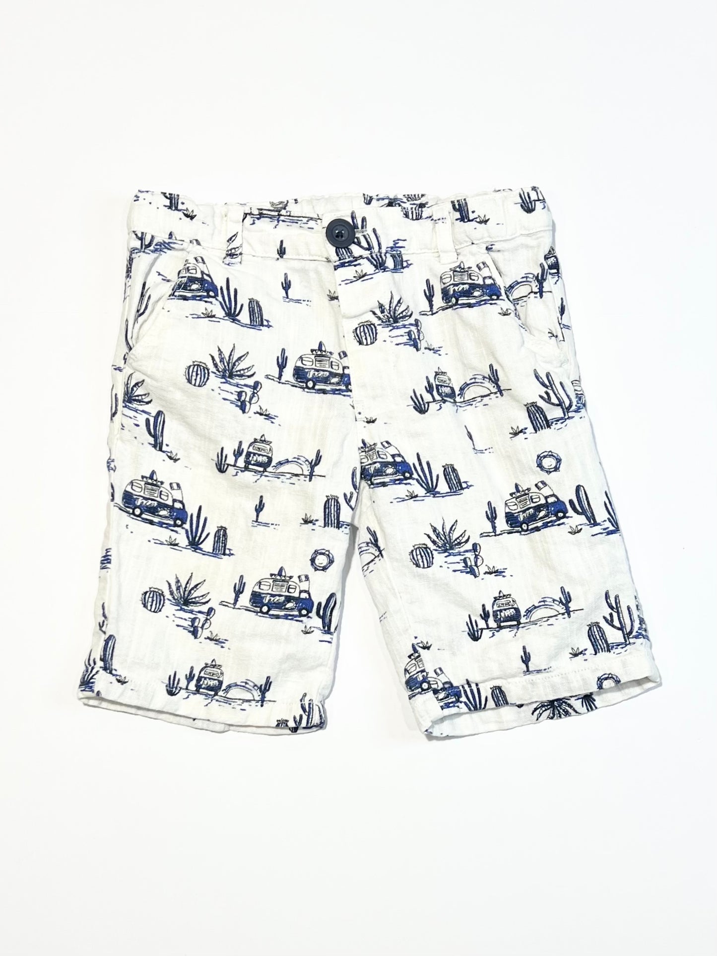 Woven taco van shorts - Size 3-4