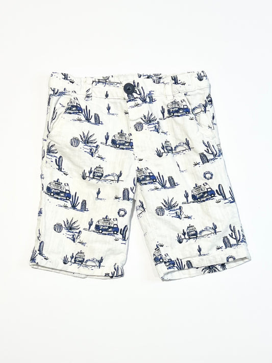 Woven taco van shorts - Size 3-4