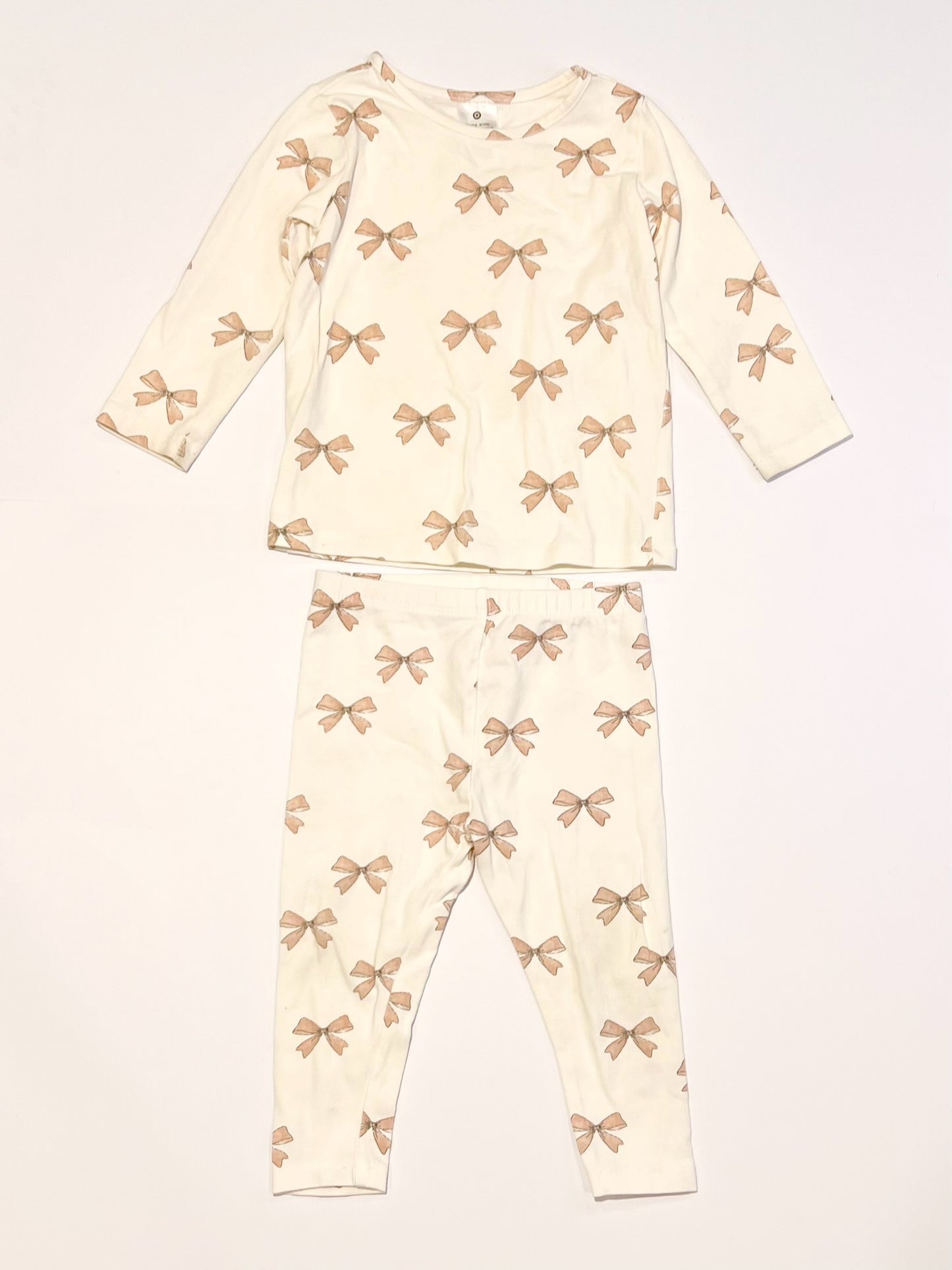 Pink bows set - Size 0