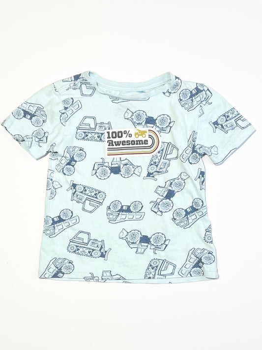 Blue trucks tee - Size 3