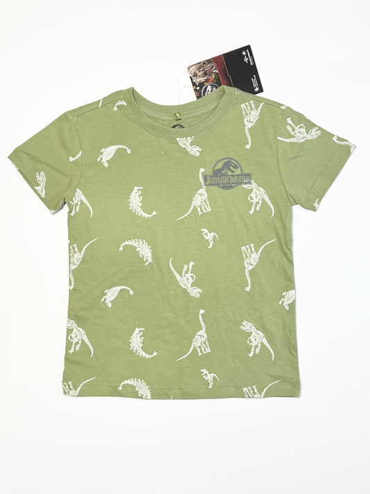 Green dino tee brand new - Size 3
