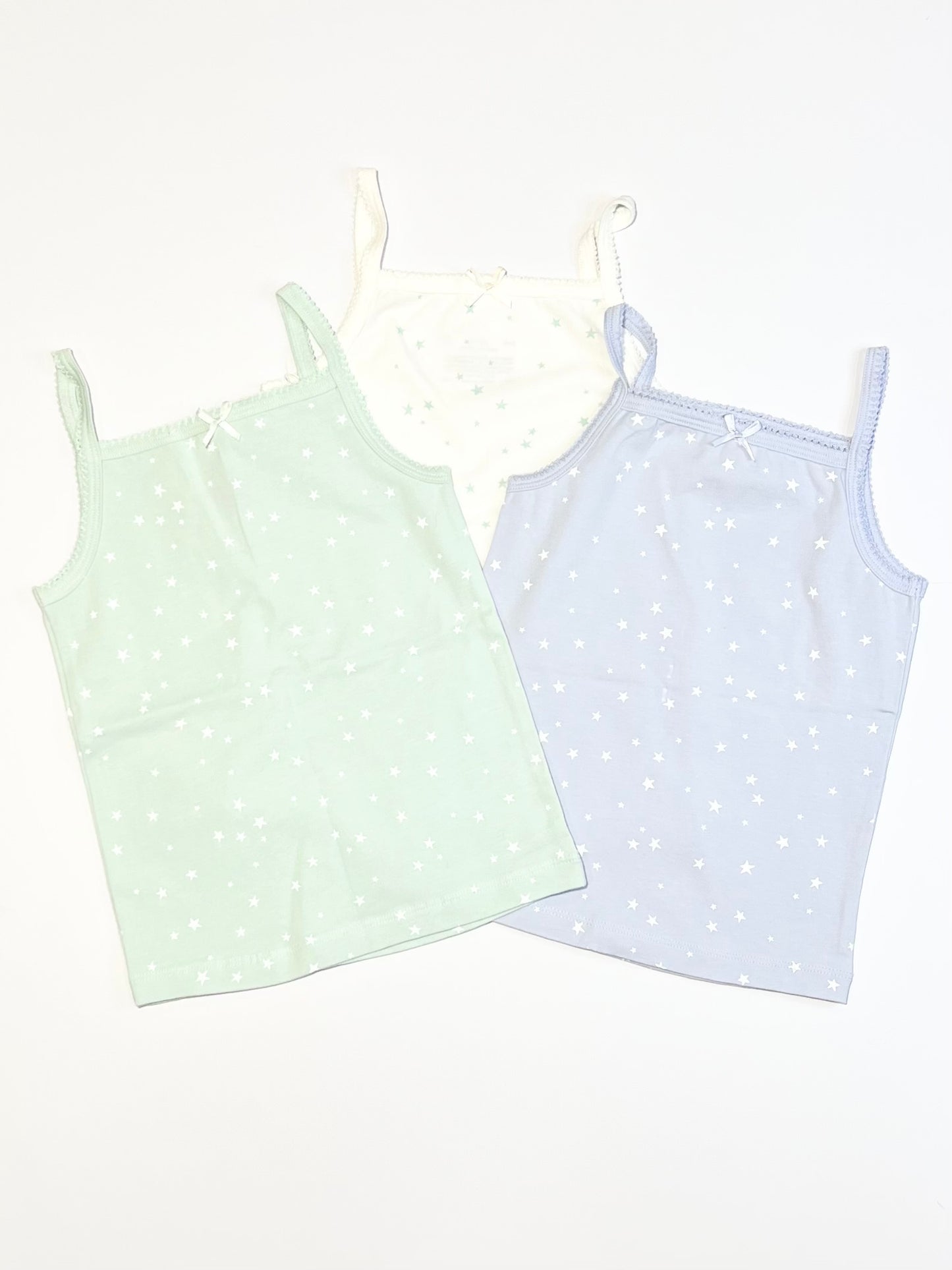 3-pack starry singlets - Size 3-4