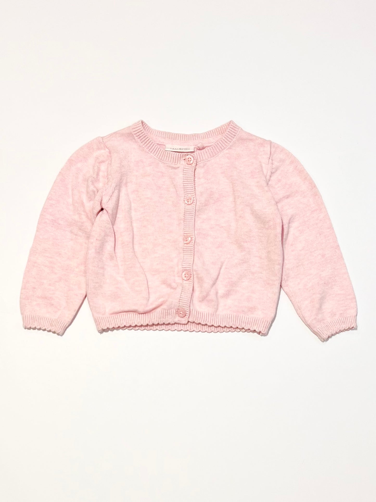 Pink cropped cardigan - Size 6-9 months