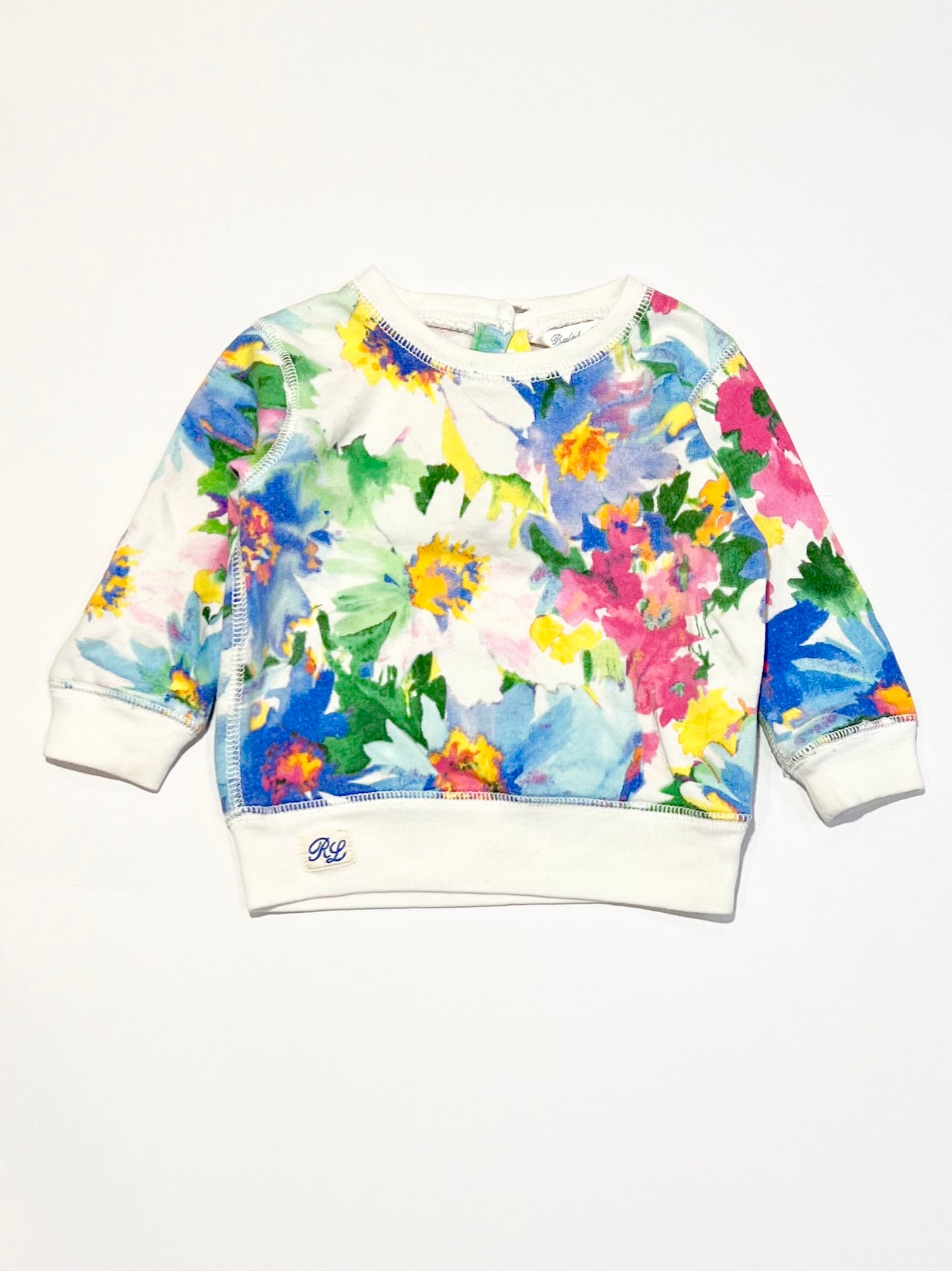 Floral sweater - Size 6-9 months