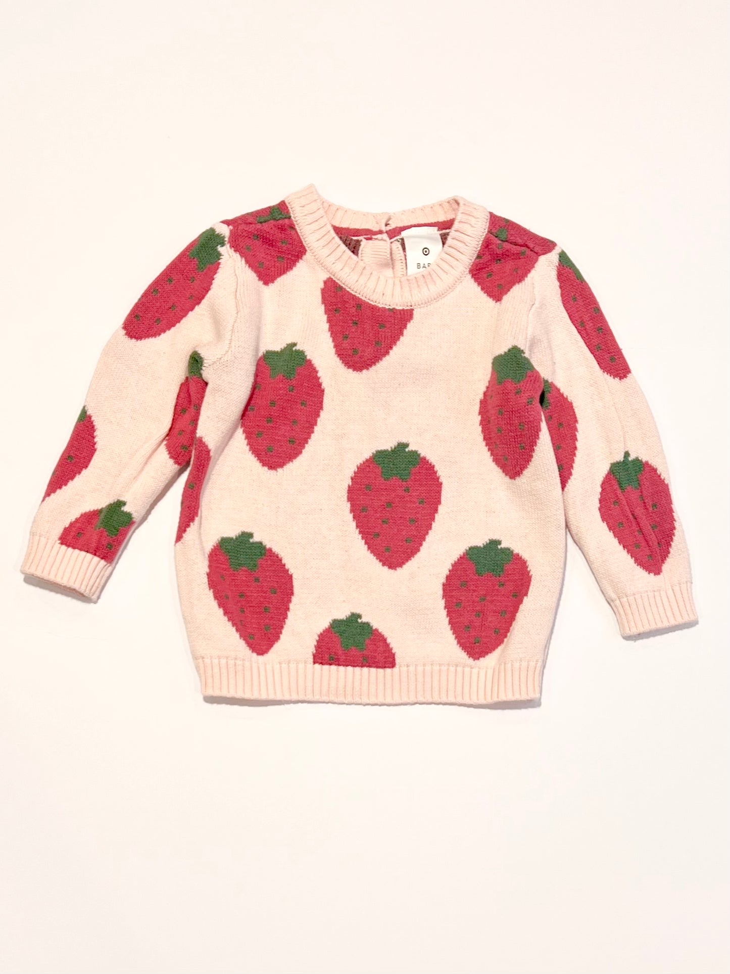Strawberries knit jumper - Size 0