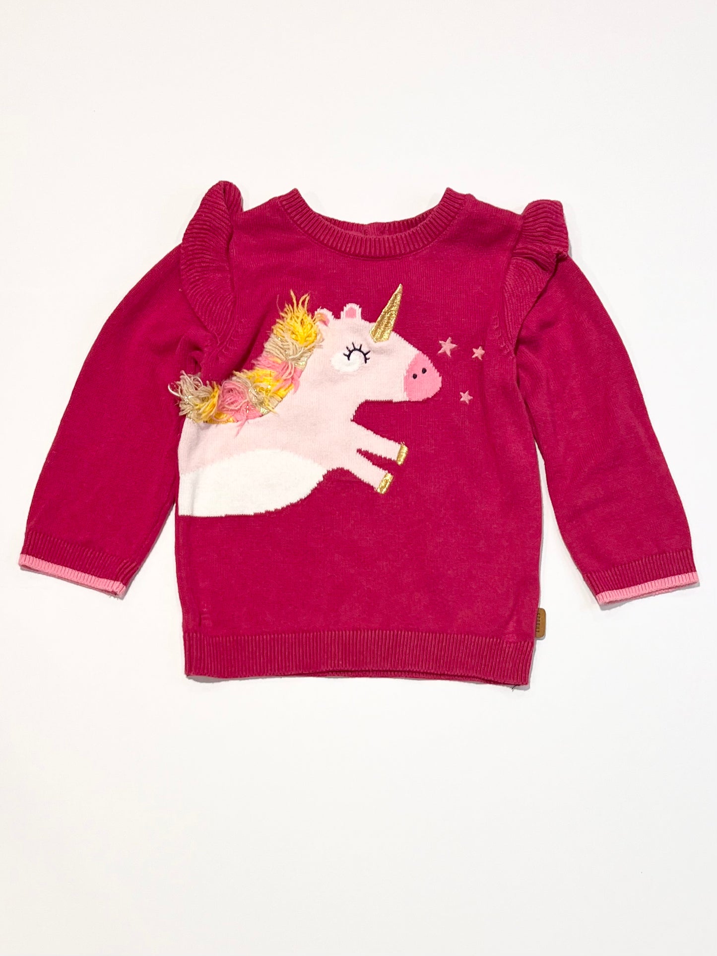 Unicorn knit jumper - Size 0