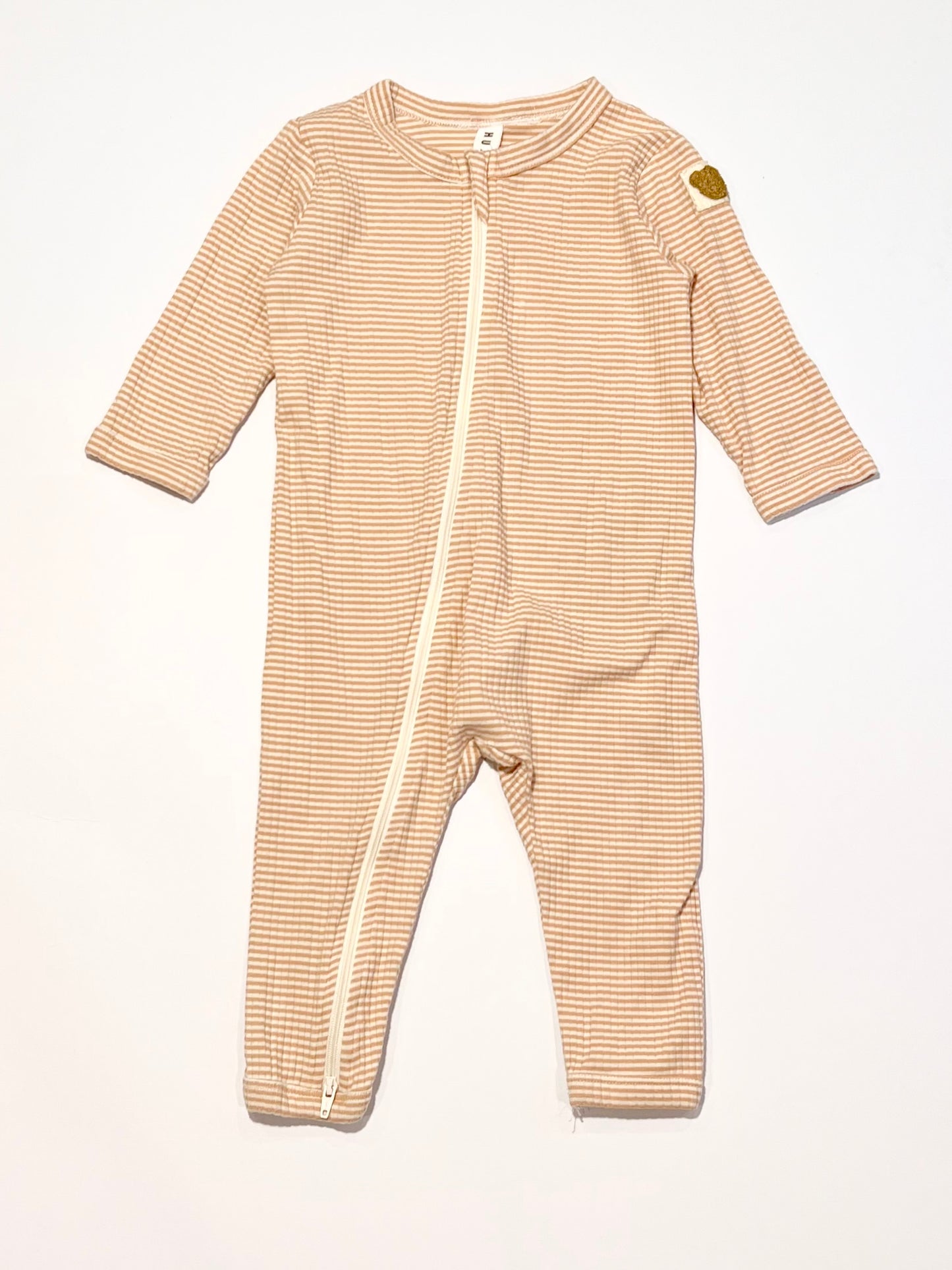 Ribbed zip onesie - Size 0