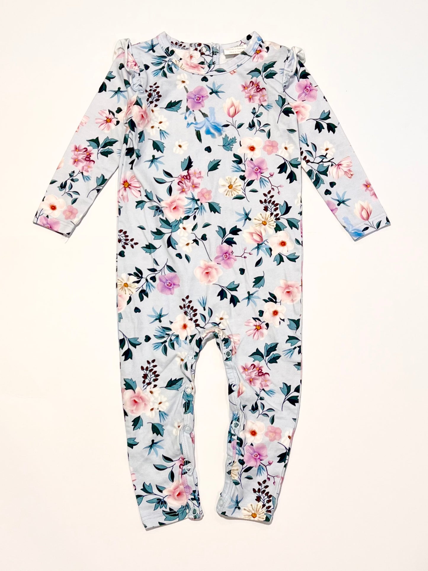 Floral onesie - Size 0
