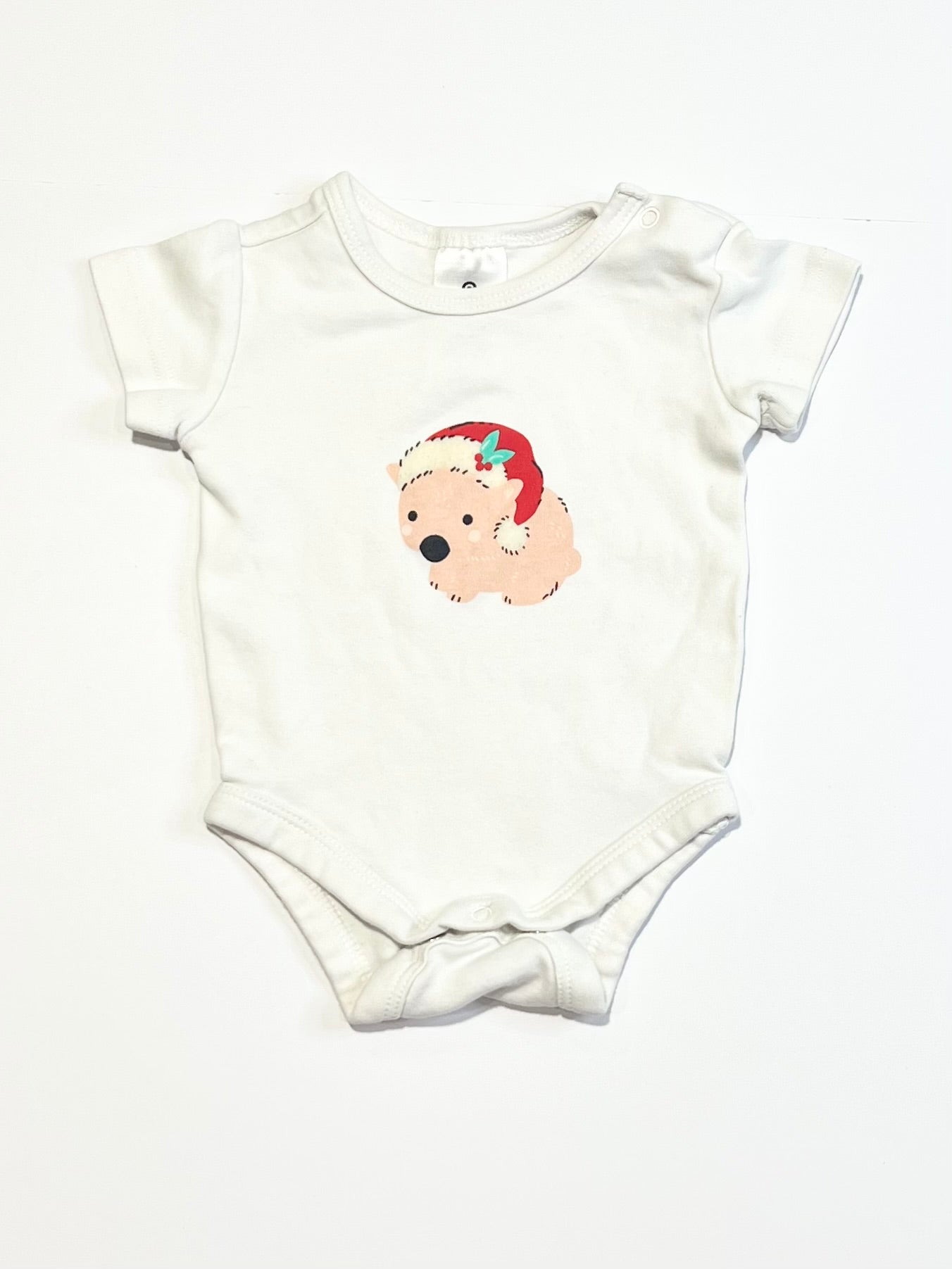Christmas wombat bodysuit - Size 0000