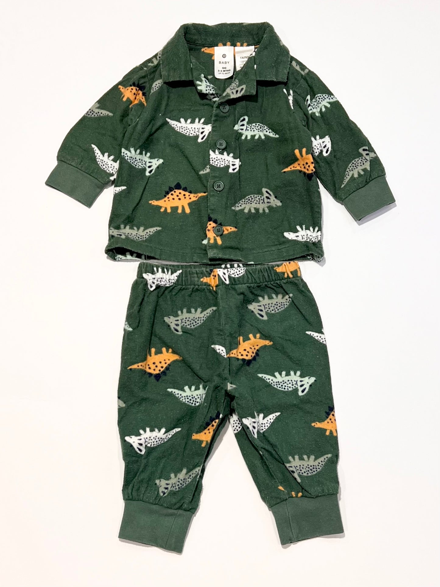 Dino flannelette pyjamas - Size 00