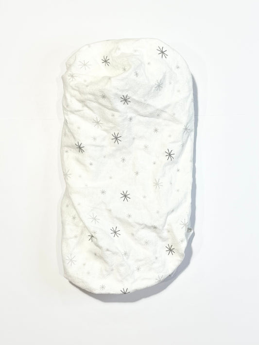 Bassinet fitted sheet flannelette