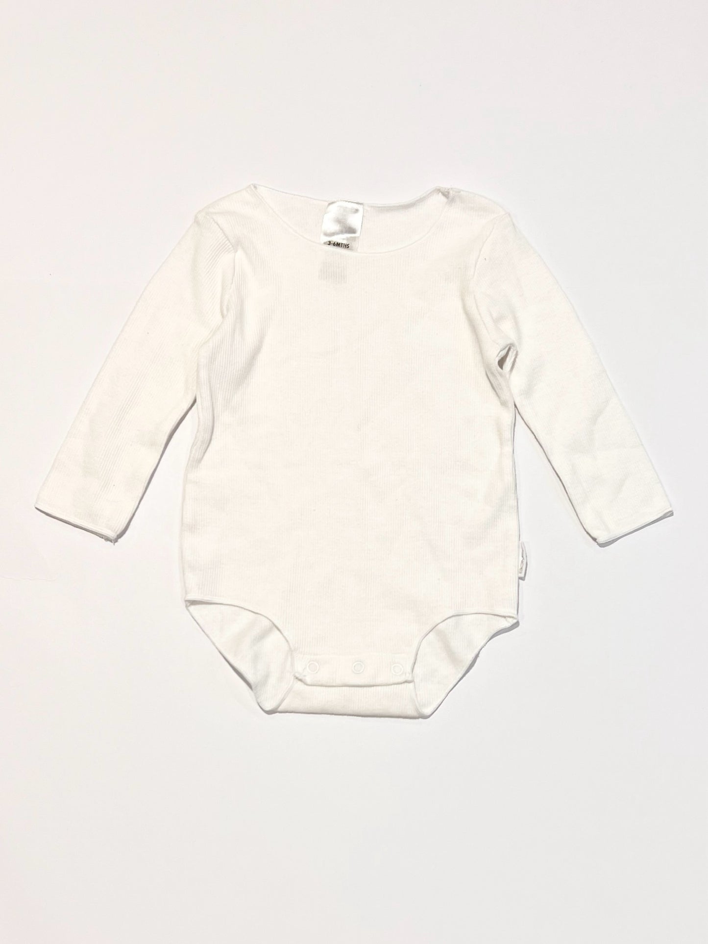 White ribbed bodysuit - Size 00