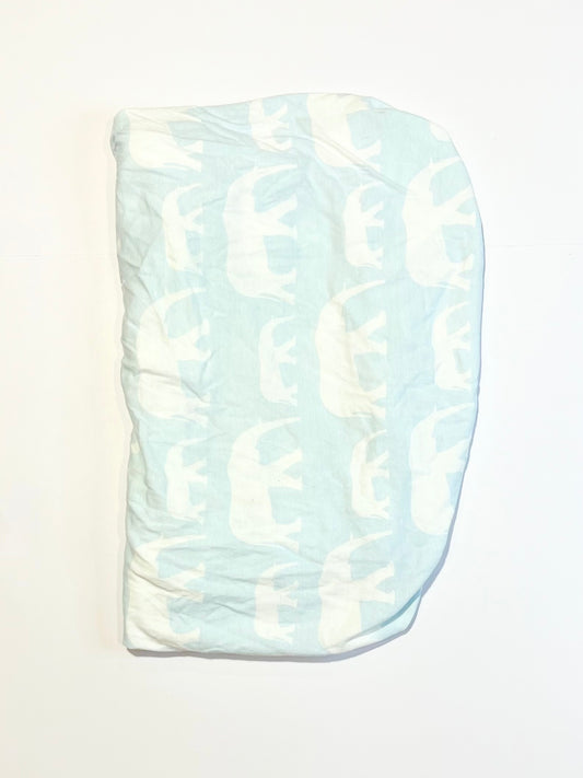 Bassinet fitted sheet jersey