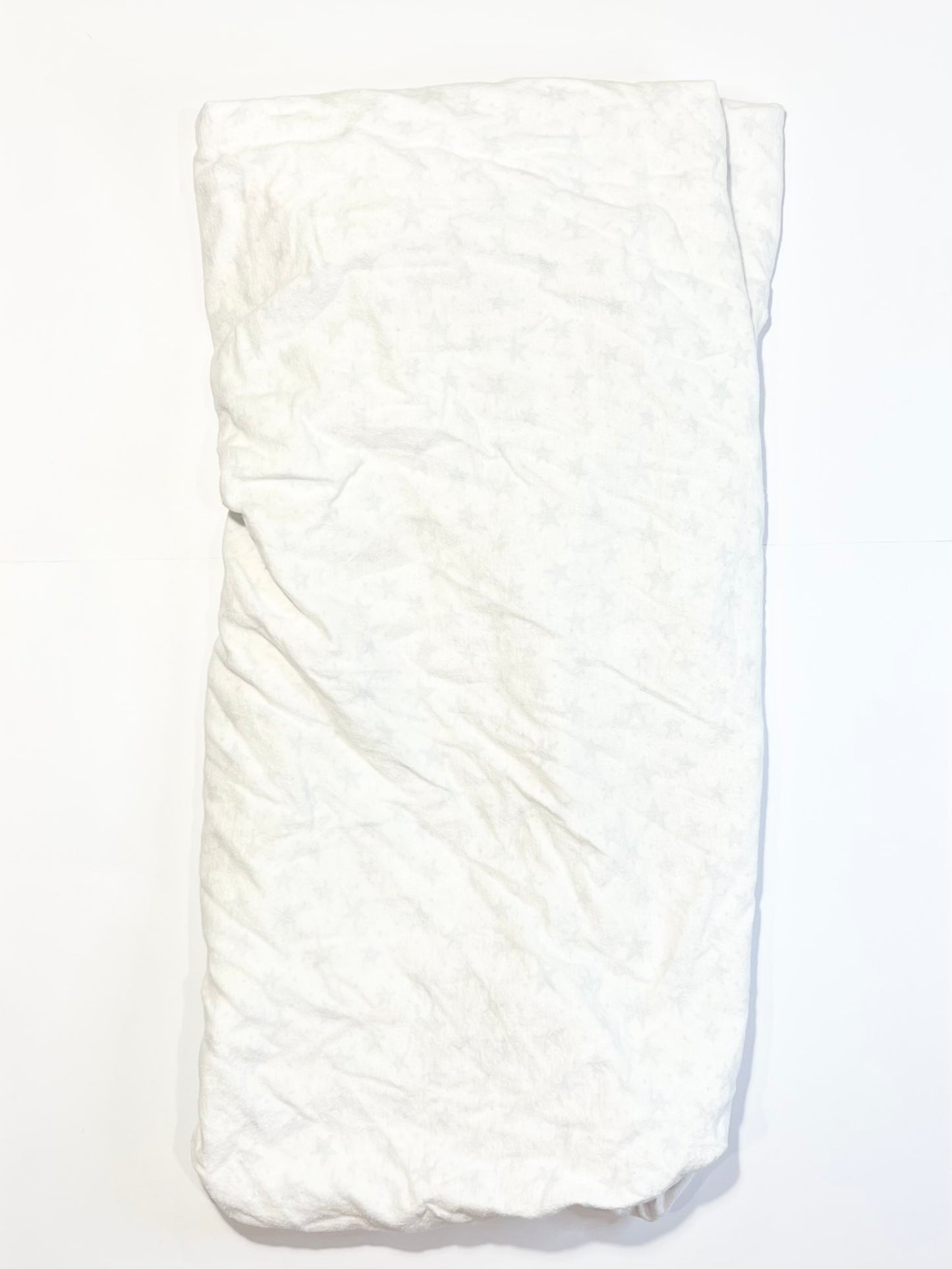 Cot fitted sheet flannelette