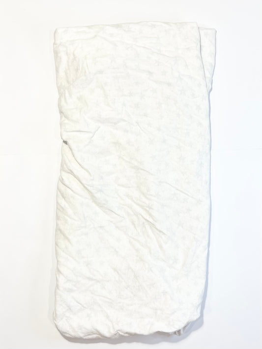 Cot fitted sheet flannelette