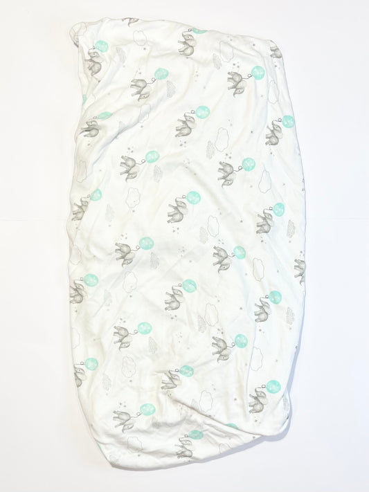 Cot fitted sheet jersey