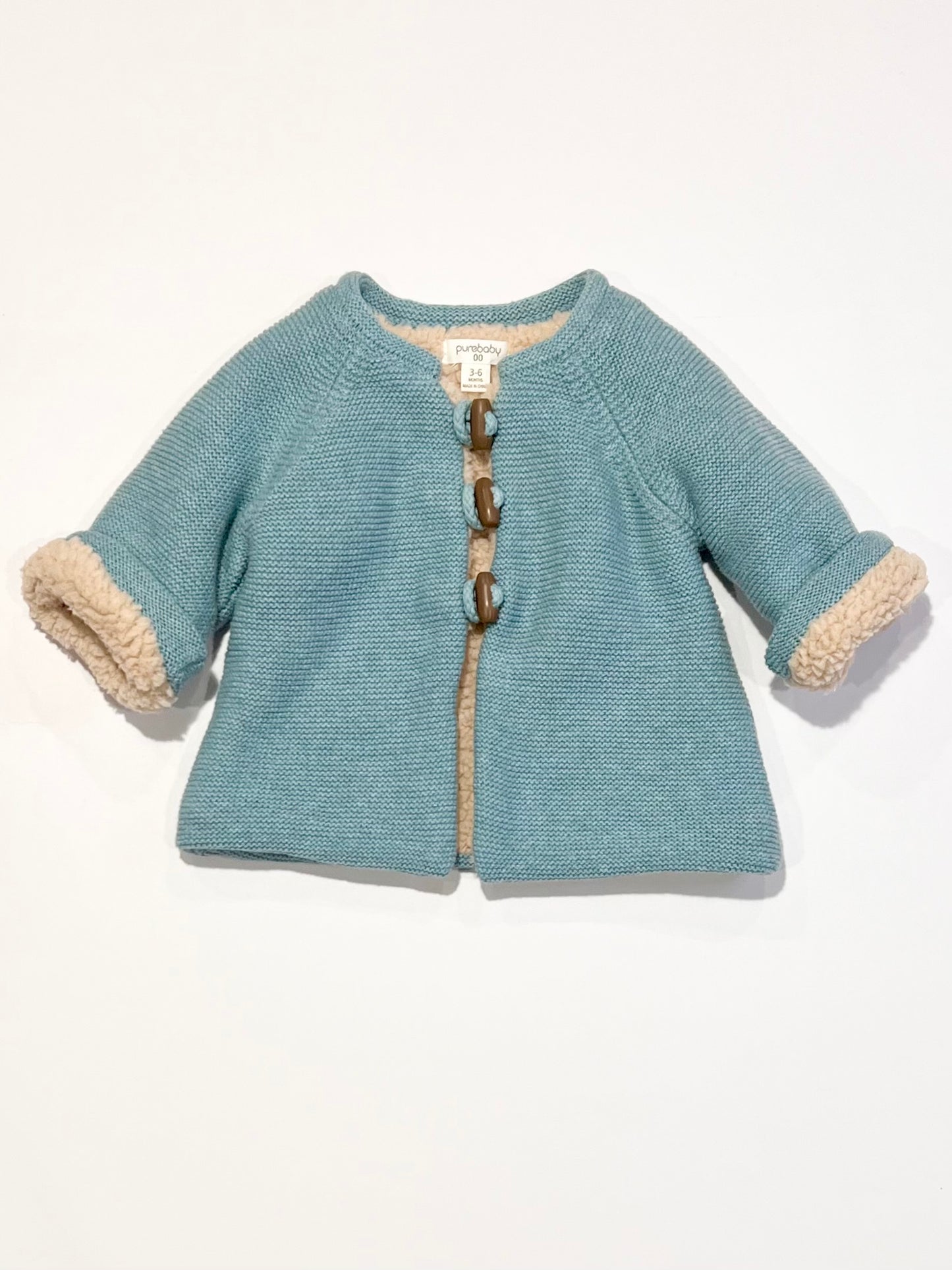 Sherpa knit jacket - Size 00