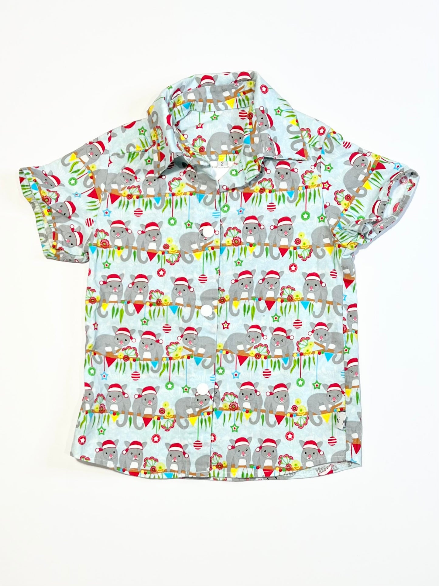 Christmas possums shirt - Size 2